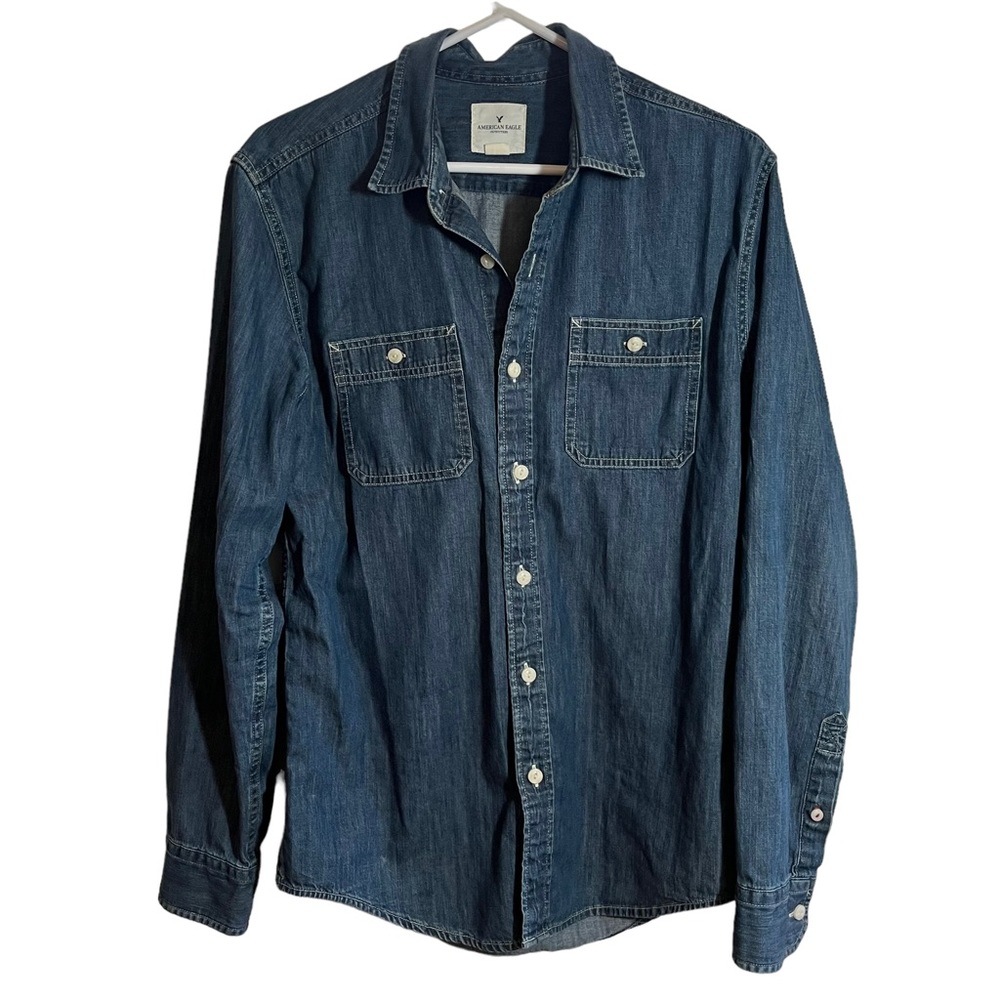 American Eagle Outfitters Men’s Long Sleeve Button-down Shirt Size M